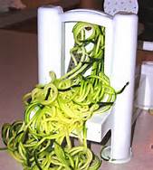 Spirooli makes any vegetable into pasta.  It's magic.