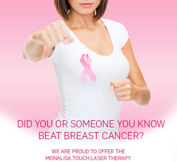Improve your quality of life after breast cancer with Mona Lisa Touch Laser