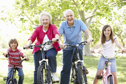 Exercise extends life for the young and old. Second Nature Care for the whole family. 